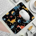 thumbnail image 2 of Starry Dinosaur Square 8.3x9.8 Inch Non-Slip Rubber Bottom Printed Desk Mat Gaming Mousepad Mouse Mat for Office and Gaming, 2 of 6