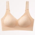 thumbnail image 3 of Aofany Womens Wireless Bras V Mesh Comfortable Bralette Supportive Tshirt Bra No Underwire Seamless Push Up Everyday Bras, 36B/C-44B/C, 3 of 9