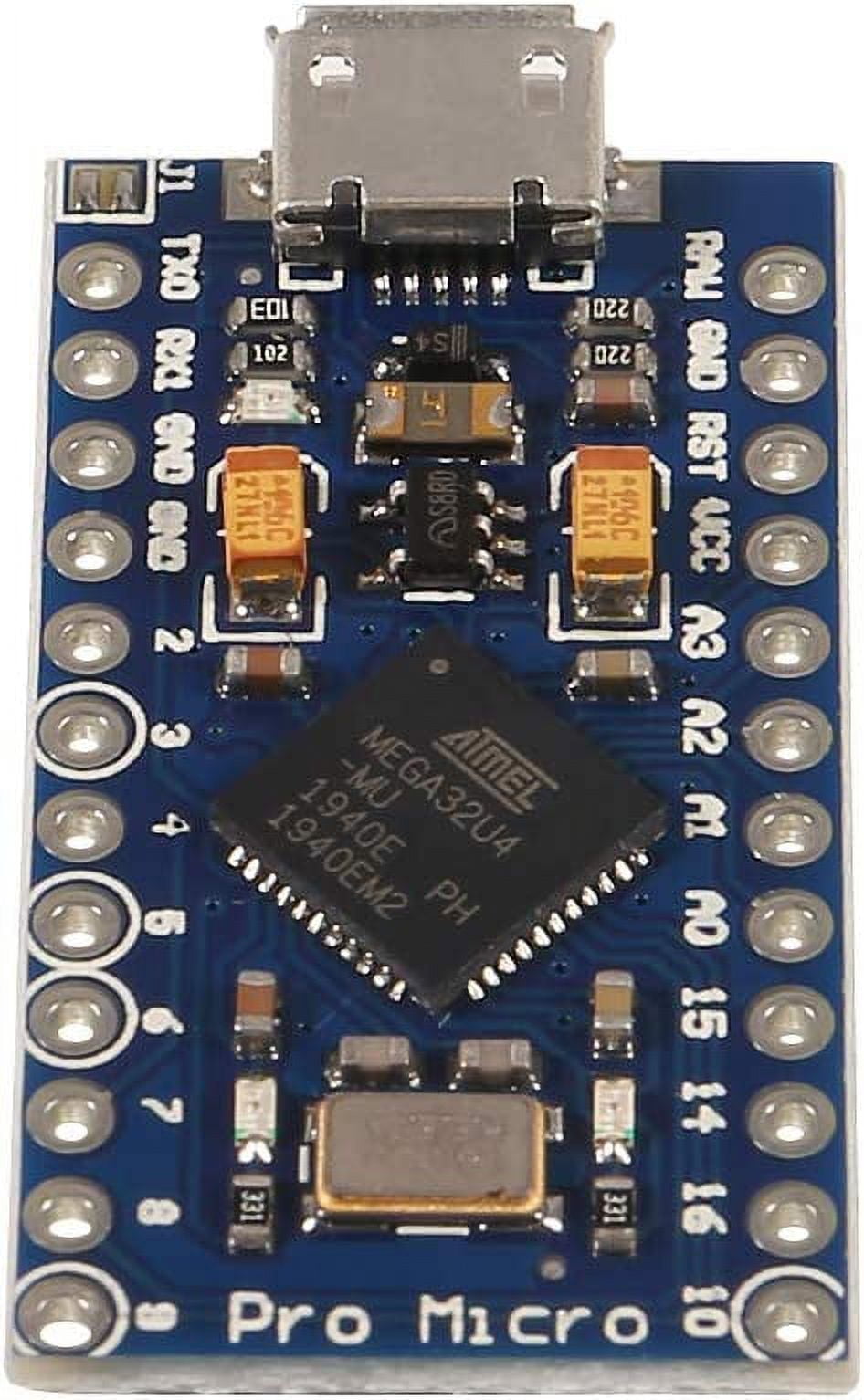 Pro Micro ATmega32U4 5V/16MHz Module Board with 2 Row pin Header Compatible  with arduino Leonardo Replace 