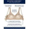 thumbnail image 5 of Vanity Fair Women's Wireless Bra, Soft Smoothing Fabrics, Simple Sizing Available S-3XL, Breathable Cups-Endless Blue, 5 of 6