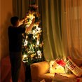 thumbnail image 3 of Naiovety Luces LED de Navidad decoraciones cortina luz estrella campanas decoración para el hogar Hada colgante luz hogar interior habitación Kits de decoración para fiestas campanas Naiovety HA002552-03B, 3 of 6