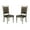 Gray+Silver, variant on Traditional Style Dining Chairs Set of 2 / Meet Your Dining Demands