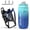BlackBlue + Bottle, variant on VICTGOAL 21oz Bicycle Bottle MTB Road Bike Water Bottle PP5 Portable Squeezable Drink for Cycling Running Outdoor Sports
