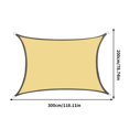 thumbnail image 2 of PATLOLLAV Sun Shade Sail Sun Protection Triangular Shade Cloth for Garden and Swimming Pool – Waterproof, UV-Resistant, and Easy to Install, 2 of 5