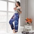 thumbnail image 5 of Salouo Enchanted Forest Stag Gathering Print Women's Pajama Pants Casual Loose Sweatpants PJs Flowy Pants Drawstring Palazzo for Women Wide Leg Pants Lounge Pajama -X-Large, 5 of 8