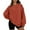 AA07-Orange, variant on Women's Crewneck Sweatshirts Drop Shoulder Long Sleeve Comfy Pullover Cute Tops Teen Girls Fall Trendy Clothes Orange S