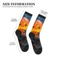 thumbnail image 3 of KLL Glowing Mushroom In Forest Print Cool Socks Men's Women's Crew Socks Funny Crazy Novelty Stockings, 3 of 7
