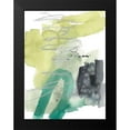 thumbnail image 2 of Goldberger, Jennifer 15x18 Black Modern Framed Museum Art Print Titled - Graffiti Green II, 2 of 5