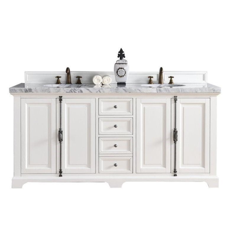 James Martin Providence 72" Double Bathroom Vanity in ...