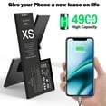 thumbnail image 7 of Battery iPhone XS Battery Replacement,4900mAh High Capacity New 0 Cycle Li-ion Battery,For iPhone XS Battery Kit Fits Models A1920,A2097,A2098,A2100,With Complete Repair Tool, 7 of 7