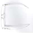 thumbnail image 3 of The  Half Frame Reading Glasses, Unisex Semi Rimless Readers + 3.00 Clear, 3 of 5