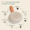 thumbnail image 4 of ergoPouch White Noise Machine Drift away - Baby Adults Sleeping Sound Machine - Natural Soothing Noise Cancelling Therapy Portable Travel USB Recharge Adjustable Light, 4 of 7