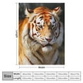 thumbnail image 4 of Nawypu  Golden Tiger Blanket Animal Print Soft Fuzzy Plush Throw for Couch Sofa Bed, 4 of 6