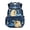 Galaxy Cartoon Capybara, variant on FUIALDOLG Green Tractor Breathable Padded Bookbag with Lightweight Portable Kids Backpacks, Padded Adjustable Straps 17 Inch School Bag for High School Travel
