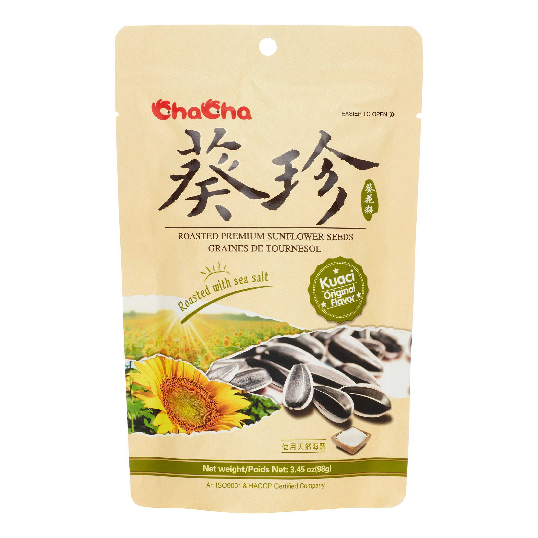 Cha Cha Premium Natural Sunflower Seeds, 3.5 Oz