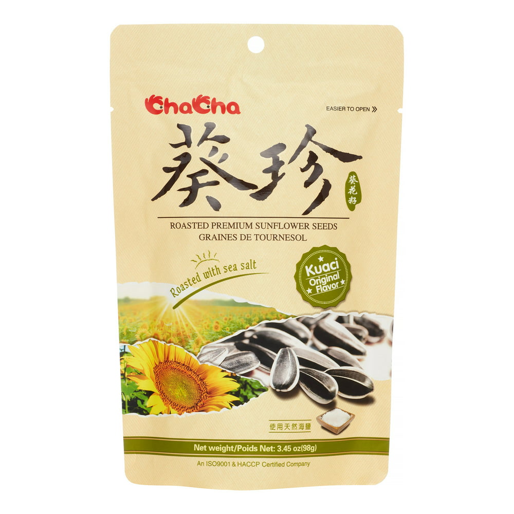Cha Cha Premium Natural Sunflower Seeds, 3.5 Oz Walmart
