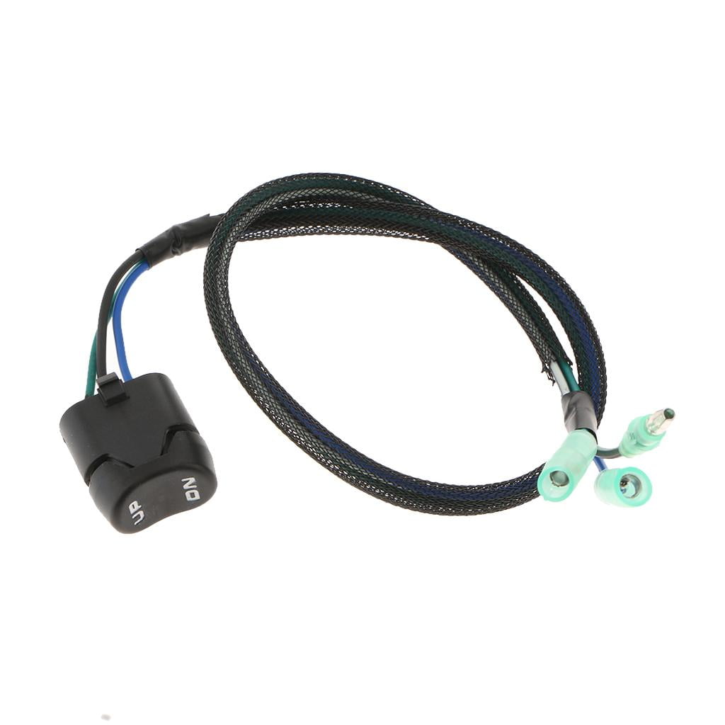 funtasica Toggle Rocker Switch Switch For Outboard, Plug u0026 Play, Cable Length 52cm