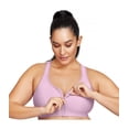 thumbnail image 6 of Glamorise Zip Up Front-Closure Sports Wirefree Bra 9266 (Women's & Women's Plus), 6 of 9