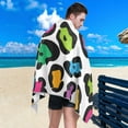 thumbnail image 5 of Colorful Leopard Beach Towel 31" x 71", Quick Dry Bath Towel Super Absorbent Lightweight Travel Towel for Beach Yoga Swim Sport Camping Holiday, 5 of 7