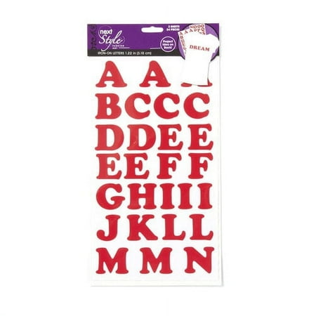 Next Style Red Letter Sheet, 1 Each