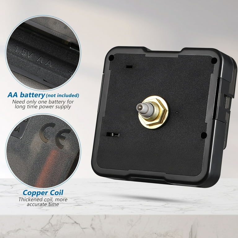 Eease Quartz Clock Movement Replacement Battery Operated DIY Clock Mechanism Repair Part Walmart