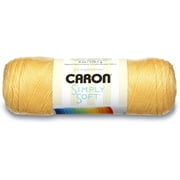 Angle View: Caron Simply Soft Yarn 6 Ounces Sunshine Yellow