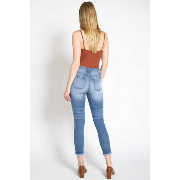 Kancan distressed sale ankle jeans