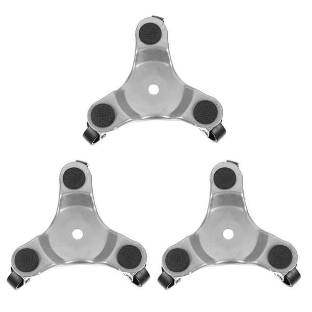 3 unids de acero de 3 ruedas Mover Dolly Moverse Mobiling Dolly Furniture Movers
