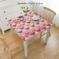 thumbnail image 2 of HAOXIT Square , Table Cloths Cover Washable Tabletop Pad Circle for Home Table Decor Weddings Birthday Gift 44''x44'', 2 of 7