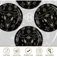 thumbnail image 4 of 50-Pack Football Game Theme Paper Plates, 9 Inch - Black Heavy Duty Disposable Plates for Sports Party & Super Bowl Decor, 4 of 6