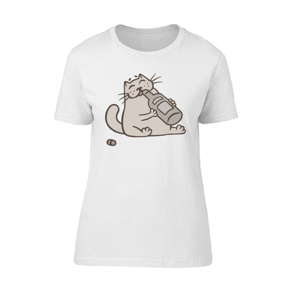 Drinking Cat Tee Men's -Image by Shutterstock