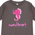 thumbnail image 4 of Inktastic Sweetheart- seahorse Boys or Girls Long Sleeve Toddler T-Shirt, 4 of 5