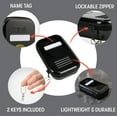 thumbnail image 3 of ZIPIT Lock Pencil Case | Lockable Tin Box | Large Capacity Black Pencil Box, 3 of 7