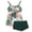 Green, variant on ibuvkizy Tankinis Swimsuits for Women Loose Modest Two Piece Bathing Suits Women Conservative Print Strappy Back Set Swimsuits Swimdress Bikini Sets for Women's Plus Size