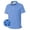 0-Blue324, variant on Boys Short Sleeve Polo Shirt Summer Full Print Comfortable Polo Shirt, Sizes 3-14