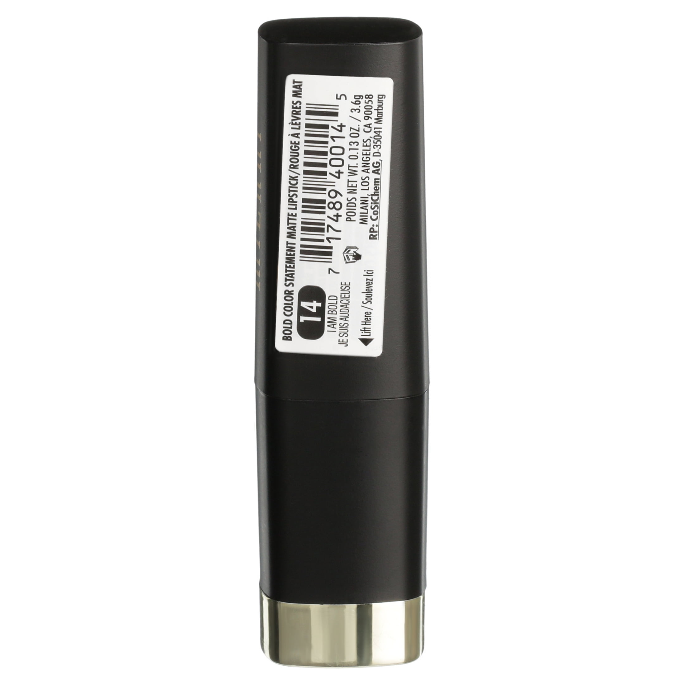 MILANI Bold Color Statement Matte Lipstick, I Am Bold