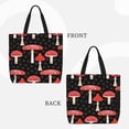 thumbnail image 3 of Xecao Forest Mushrooms for Tote Bag: spacious with inner pockets, ideal for work, shopping, or travel., 3 of 9