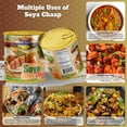 thumbnail image 2 of Rani Soya Chaap (Plant Based Protein) 30oz (1.875lbs) 850g ~ Easy Open Lid | All Natural | Vegan | No Colors | NON-GMO | Kosher | Indian Origin | Soy Based Meat Substitute, 2 of 9