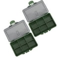 thumbnail image 4 of Caja de dispositivos de cebo para anzuelo de pesca, Mini caja de almacenamiento de PP para accesorios de aparejos de pesca, 2 uds., 4 of 8