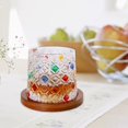 thumbnail image 4 of Copas de cristal Vaso Vaso de champán de fondo ponderado grueso con posavasos de para ron escocés , D D Macarena Copa de cóctel, 4 of 8