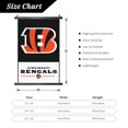 thumbnail image 3 of Cuadro colgante de PVC negro personalizado del equipo de fútbol de los Bengals, varios tamaños, decoración de interiores, cuadro colgante de pared, cuadro decorativo para mesita de noche, 3 of 7
