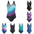 thumbnail image 4 of Traje de baño de una pieza de verano para mujer Traje de baño con tirantes Traje de baño para mujer que cubre el vientre Adelgazante Secado rápido, 4 of 4