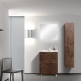 thumbnail image 2 of Eviva Joy 24" Rosewood Freestanding Bathroom Vanity w/ White Integrated Top, 2 of 5
