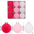 thumbnail image 3 of Fiudx Bolas Navideñas Flocadas, Juego de 12 Piezas, Textura de Terciopelo Marrón, Fáciles de Colgar con Hebillas de Metal, Estética Retro, Versátiles para Decorar El Hogar, El Árbol y La Puerta, 10 C, 3 of 3