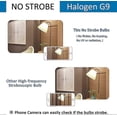 thumbnail image 5 of 10-Pack of 28W 230V 370LM 2700K Warm White Dimmable G9 Halogen Bulbs, 5 of 5