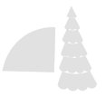 thumbnail image 1 of AYktou Christmas Decorations,Ornament Storage Box,Xmas Tree Quilting Set,Hand Sewing Patchwork Ruler 7 Piece Kit,8/10/12" Quilting Rulers,And Templates,DIY Cut On Fold Xmas Tree Template For S, 1 of 1