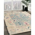 thumbnail image 2 of Ahgly Company Indoor Rectangle Abstract Sage Green Area Rugs, 4' x 6', 2 of 2
