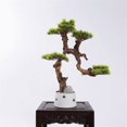 thumbnail image 4 of Árbol bonsái artificial, plantas falsas, plantas de pino artificiales, plantas de imitación en macetas for decoración interior/exterior, hogar, oficina, Hotel, 4 of 5