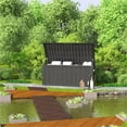 thumbnail image 3 of CRO Decor 230 Gallon Black Outdoor Waterproof Storag Box for Yard, 3 of 16