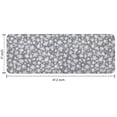 thumbnail image 7 of Gray Christmas Snowflake Pattern Kitchen Rug Mat,Kitchen Runner Rugs Non Skid Washable,Decorative Kitchen Floor Mats for Kitchen,Sink,Laundry,17"x47.2", 7 of 7